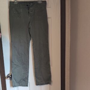 Old Navy Green Straight Leg Jeans